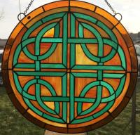CELTIC ROUND TIFFANY STYLE